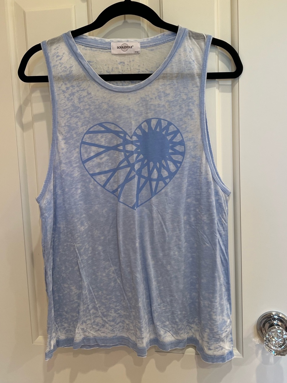 Soulcycle Blue Heart Tank